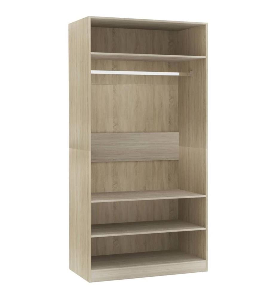 Garde-robe Chêne sonoma 100x50x200 cm Bois d'ingénierie