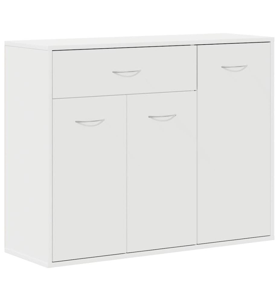 Buffet Blanc 88x30x70 cm Bois d'ingénierie