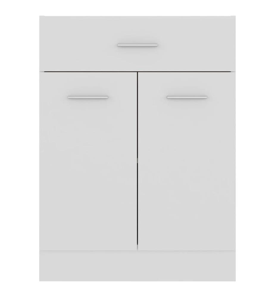 Schubunterschrank Lyon Weiss 60x46x81,5 cm Holzwerkstoff