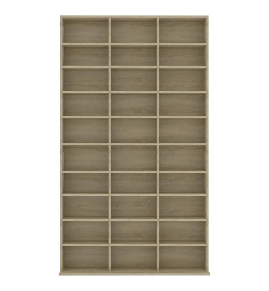 CD-Schrank Sonoma-Eiche 102x16x177,5 cm Holzwerkstoff