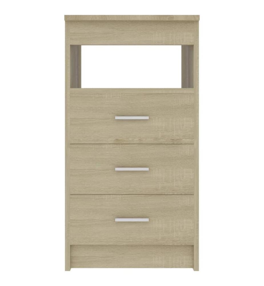 Sideboard mit Schubladen Sonoma-Eiche 40x50x76 cm Holzwerkstoff