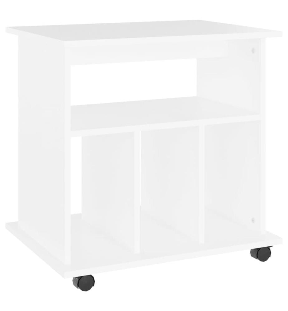 Rollschrank Weiss 60x45x60 cm Holzwerkstoff