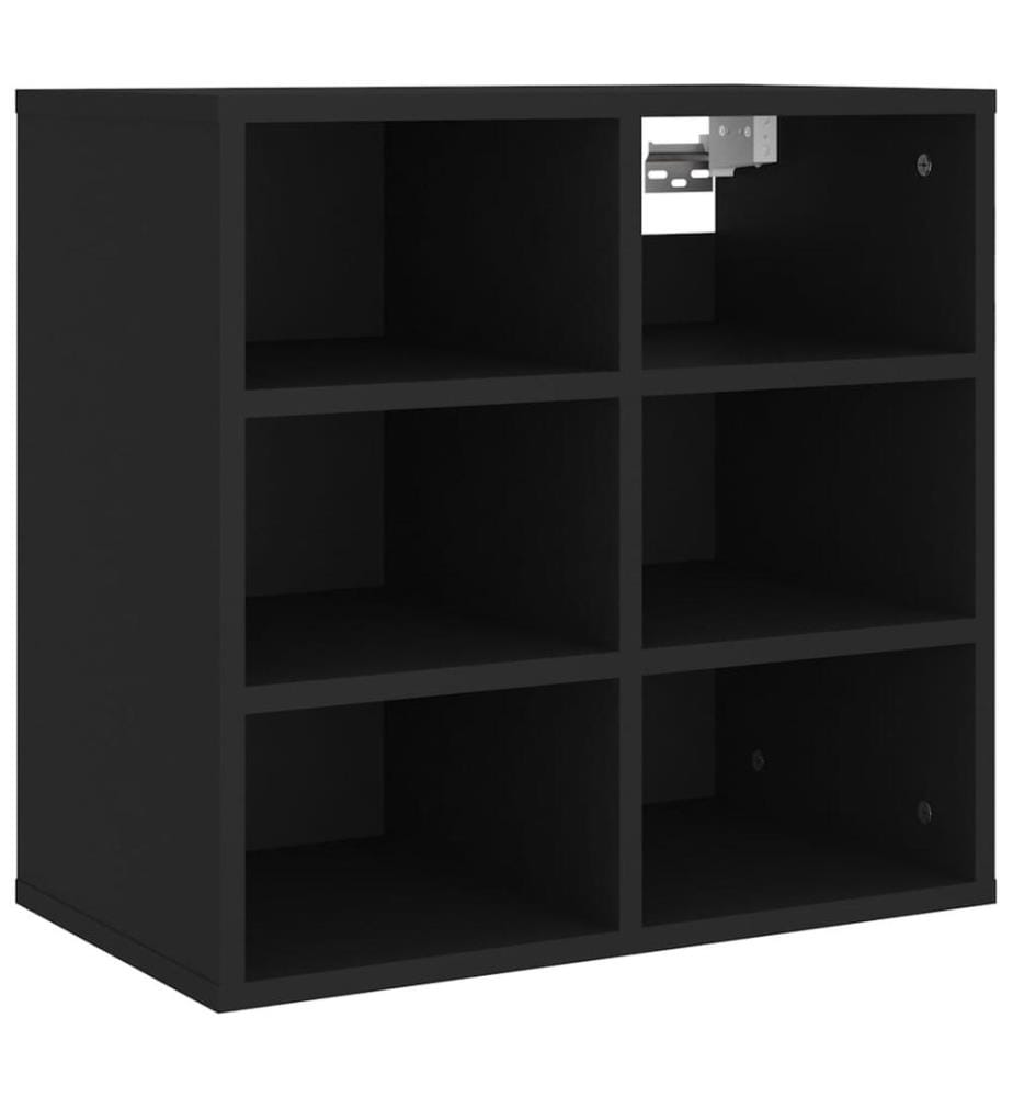 Schuhregal Schwarz 52,5x30x50 cm