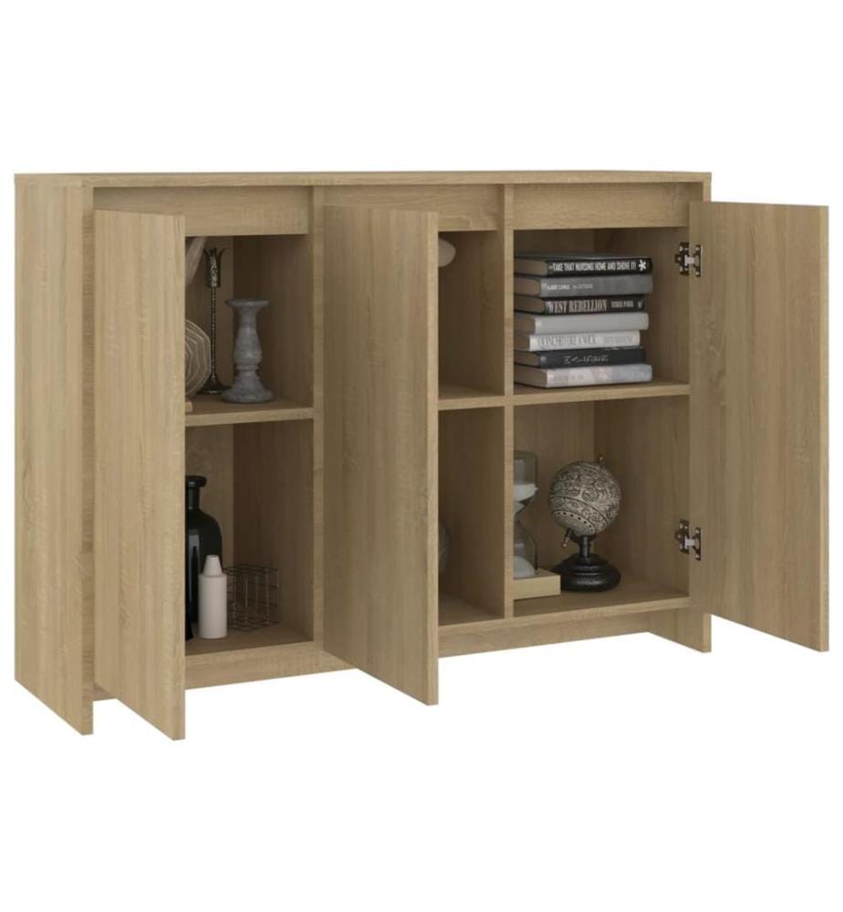 Buffet Chêne sonoma 102x33x75 cm Bois d'ingénierie