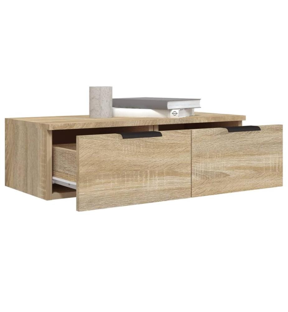 Wandschrank Sonoma-Eiche 68x30x20 cm Holzwerkstoff