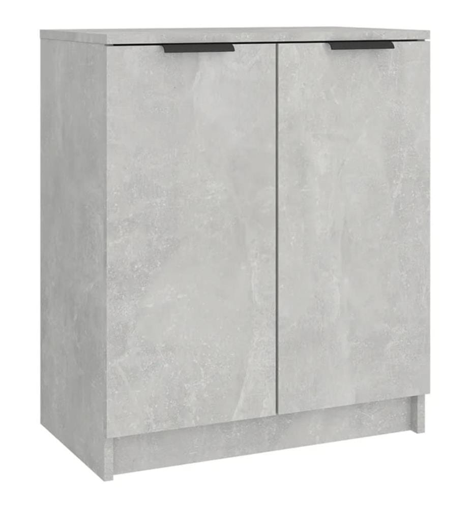 Schuhschrank Betongrau 59x35x70 cm Holzwerkstoff
