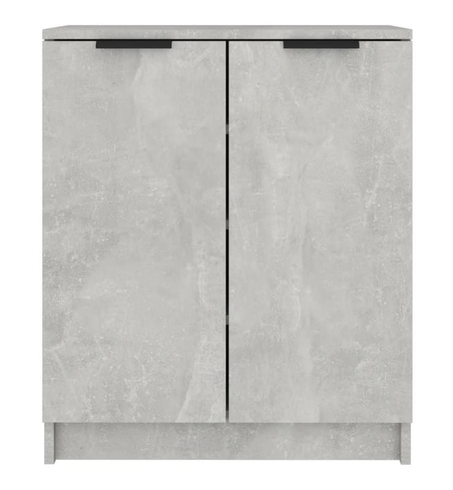 Schuhschrank Betongrau 59x35x70 cm Holzwerkstoff