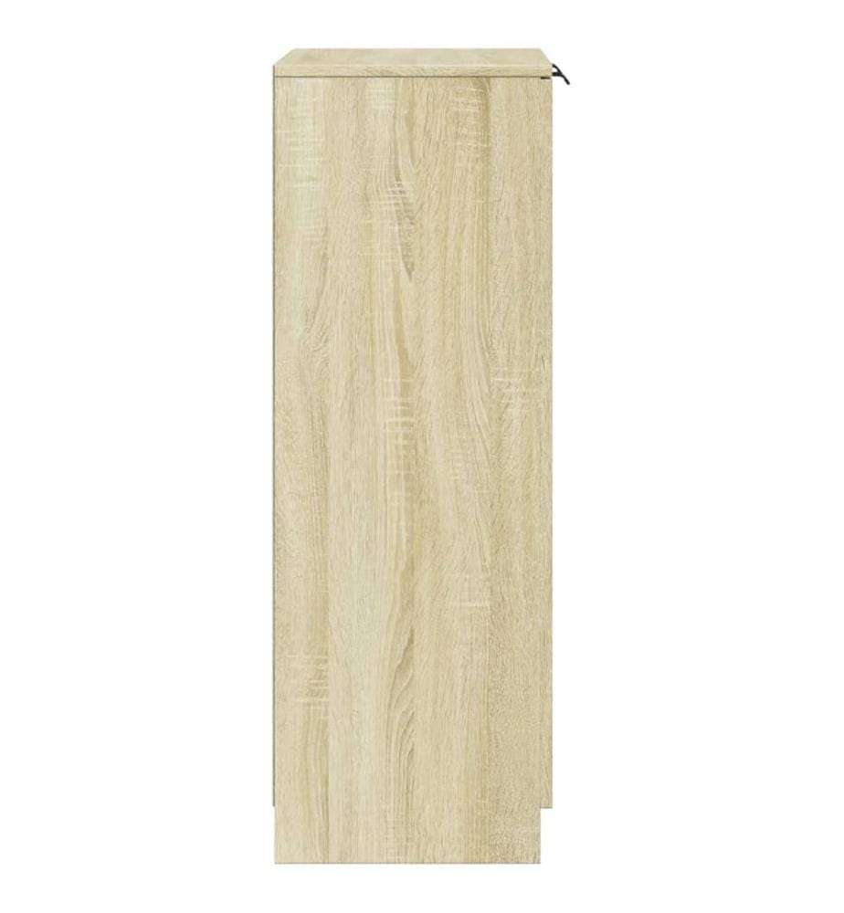 Schuhschrank Sonoma-Eiche 59x35x100,5 cm Holzwerkstoff