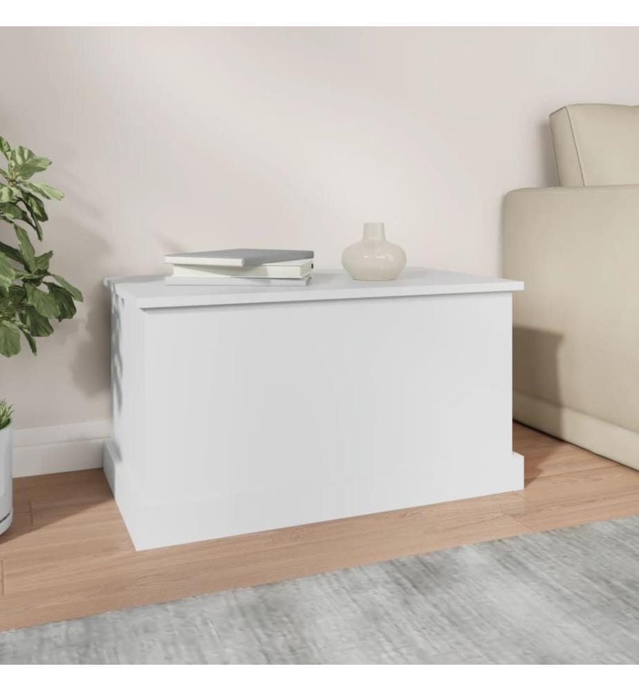 Aufbewahrungsbox Weiss 70 x 40 x 38 cm Holzwerkstoff