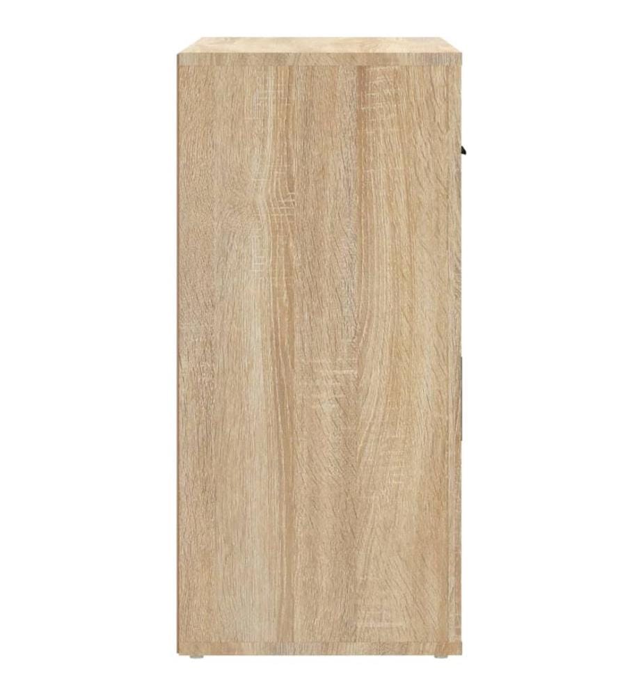 Buffet Chêne sonoma 80x33x70 cm Bois d'ingénierie