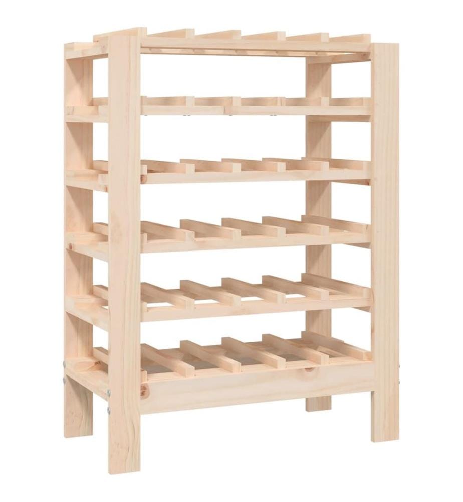Casier à vin 61,5x30x82 cm Bois de pin massif