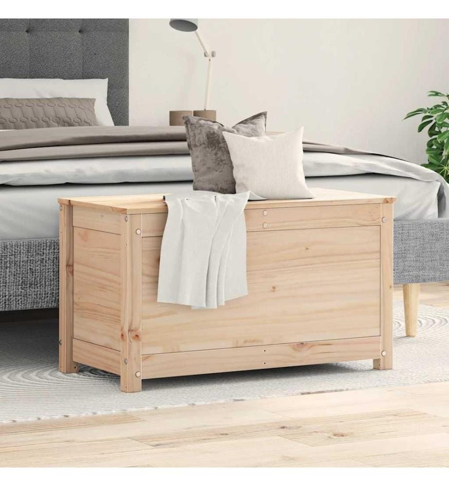 Boîte de rangement 80x40x45,5 cm Bois massif de pin