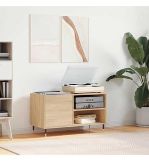 Plattenschrank Sonoma-Eiche 85x38x48 cm Holzwerkstoff