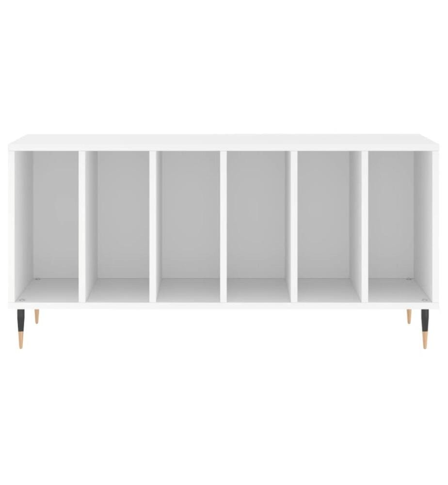 Plattenschrank Weiss 100x38x48 cm Holzwerkstoff
