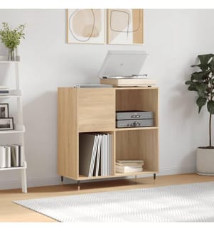 Plattenschrank Sonoma-Eiche 84,5x38x89 cm Holzwerkstoff