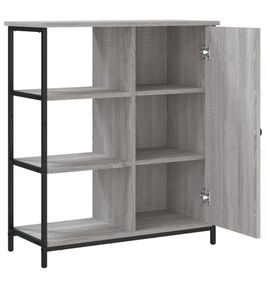 Buffet sonoma gris 70x30x80 cm bois d'ingénierie