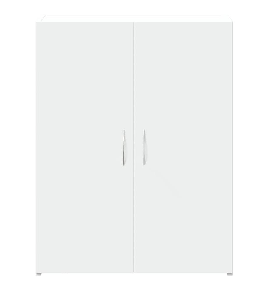 Aktenschrank Weiss 60x32x77,5 cm Holzwerkstoff