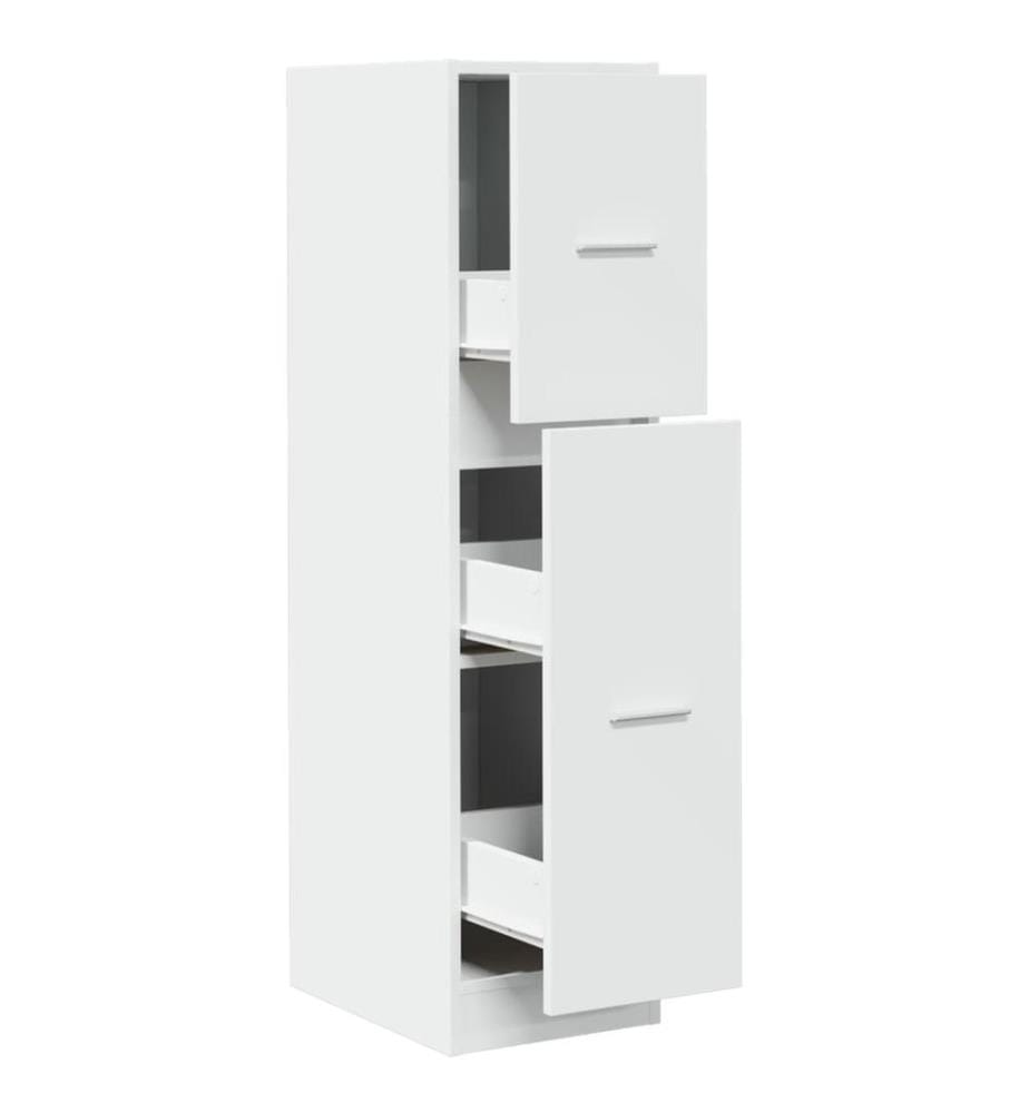 Apothekerschrank Weiss 30x41x118 cm Holzwerkstoff