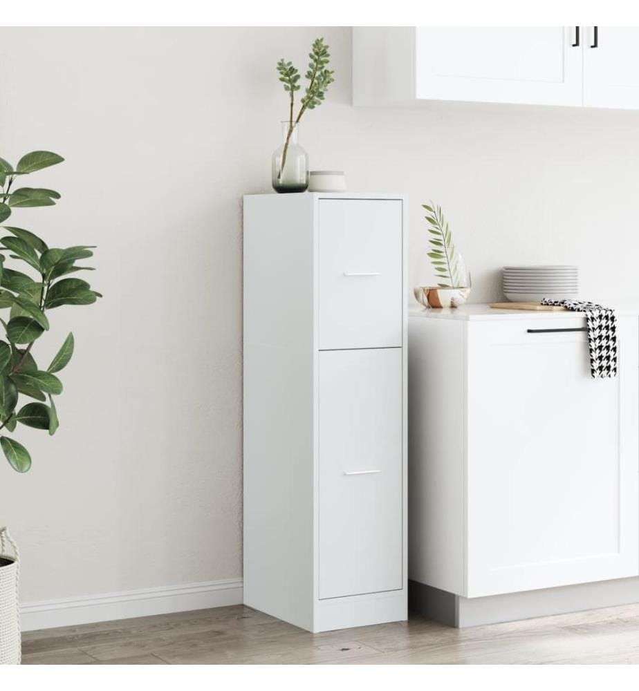Apothekerschrank Weiss 30x41x118 cm Holzwerkstoff