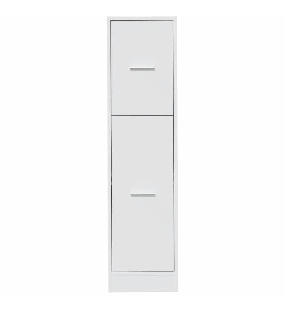 Apothekerschrank Weiss 30x41x118 cm Holzwerkstoff