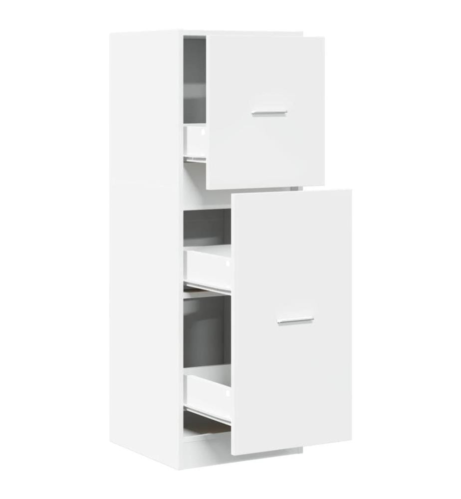 Apothekerschrank Weiss 40x41x118 cm Holzwerkstoff