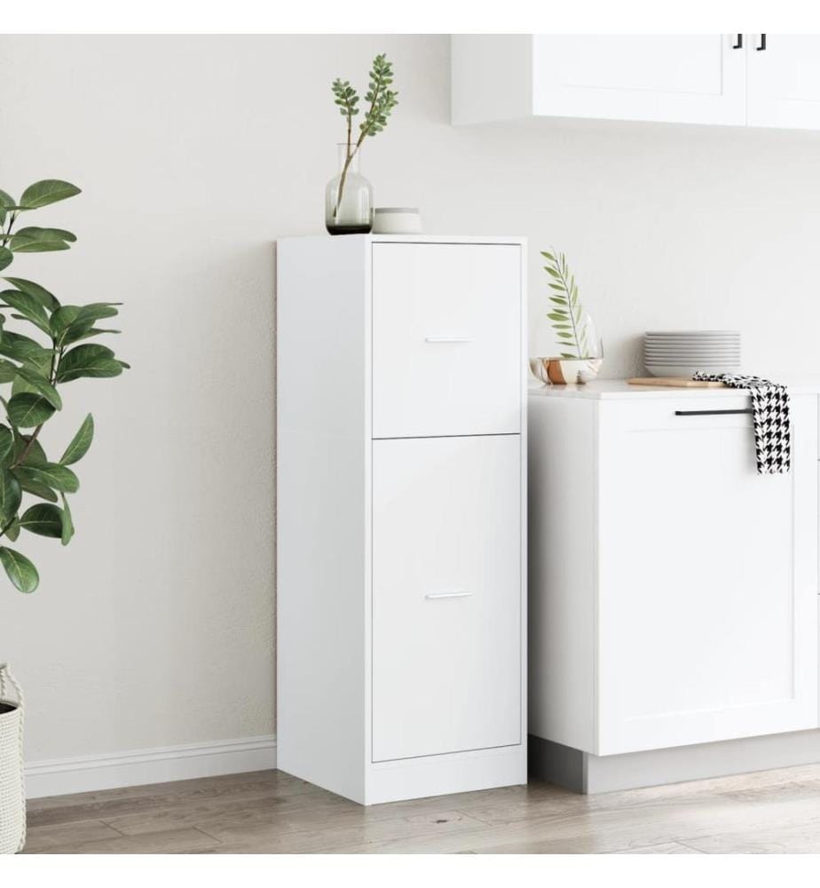 Apothekerschrank Weiss 40x41x118 cm Holzwerkstoff