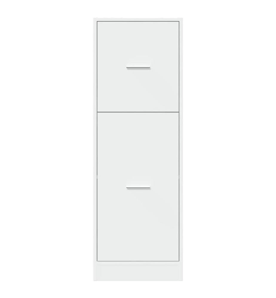 Apothekerschrank Weiss 40x41x118 cm Holzwerkstoff