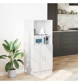 Küchenschrank Weiss 57x41,5x131,5 cm Holzwerkstoff