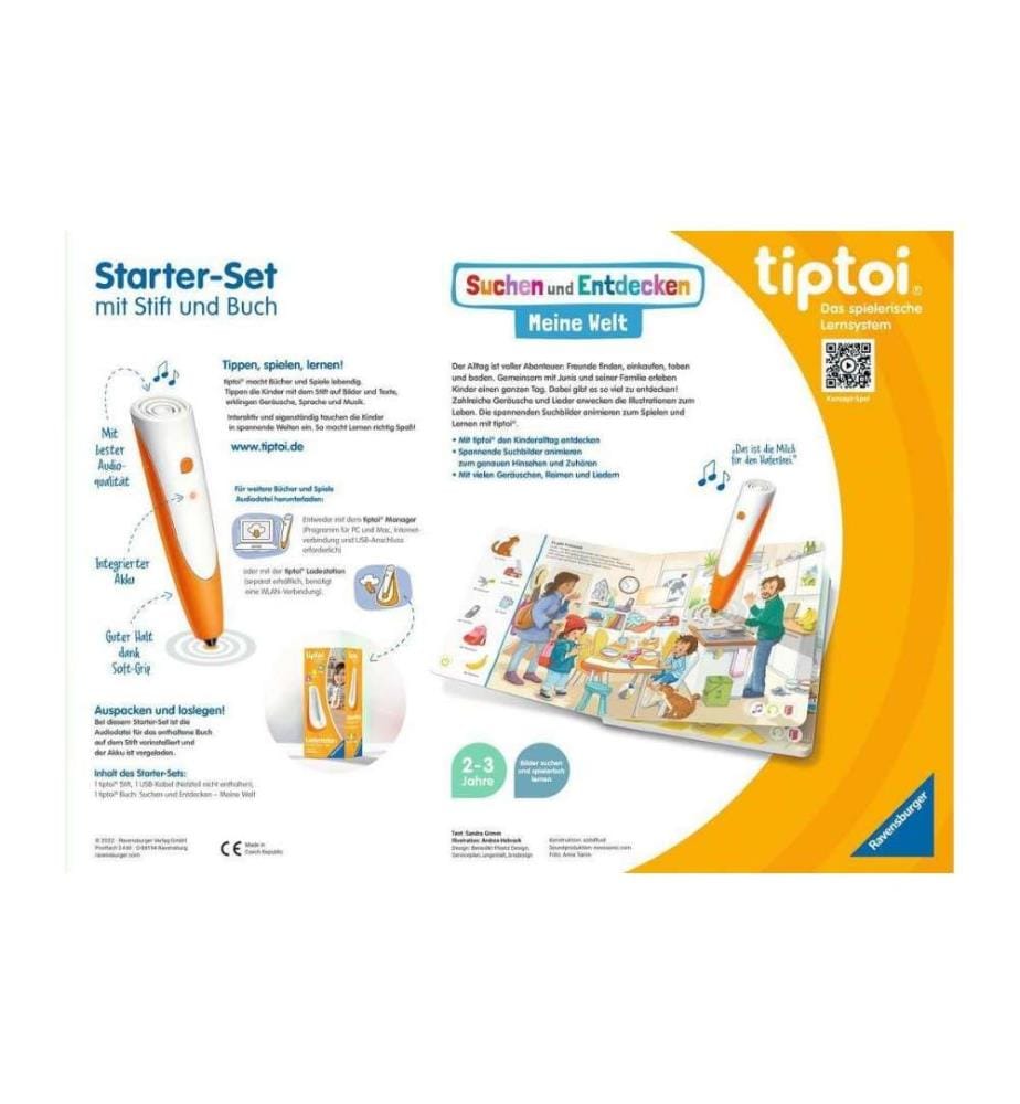 TIPTOI - Starter-Set Stift und Bilderbuch Meine Welt