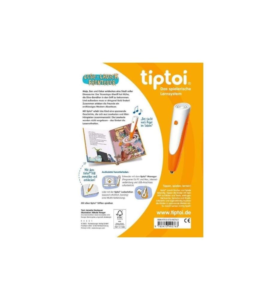 TIPTOI - Livre éducatif Lese-Lausch-Abenteuer Dino-Stadt