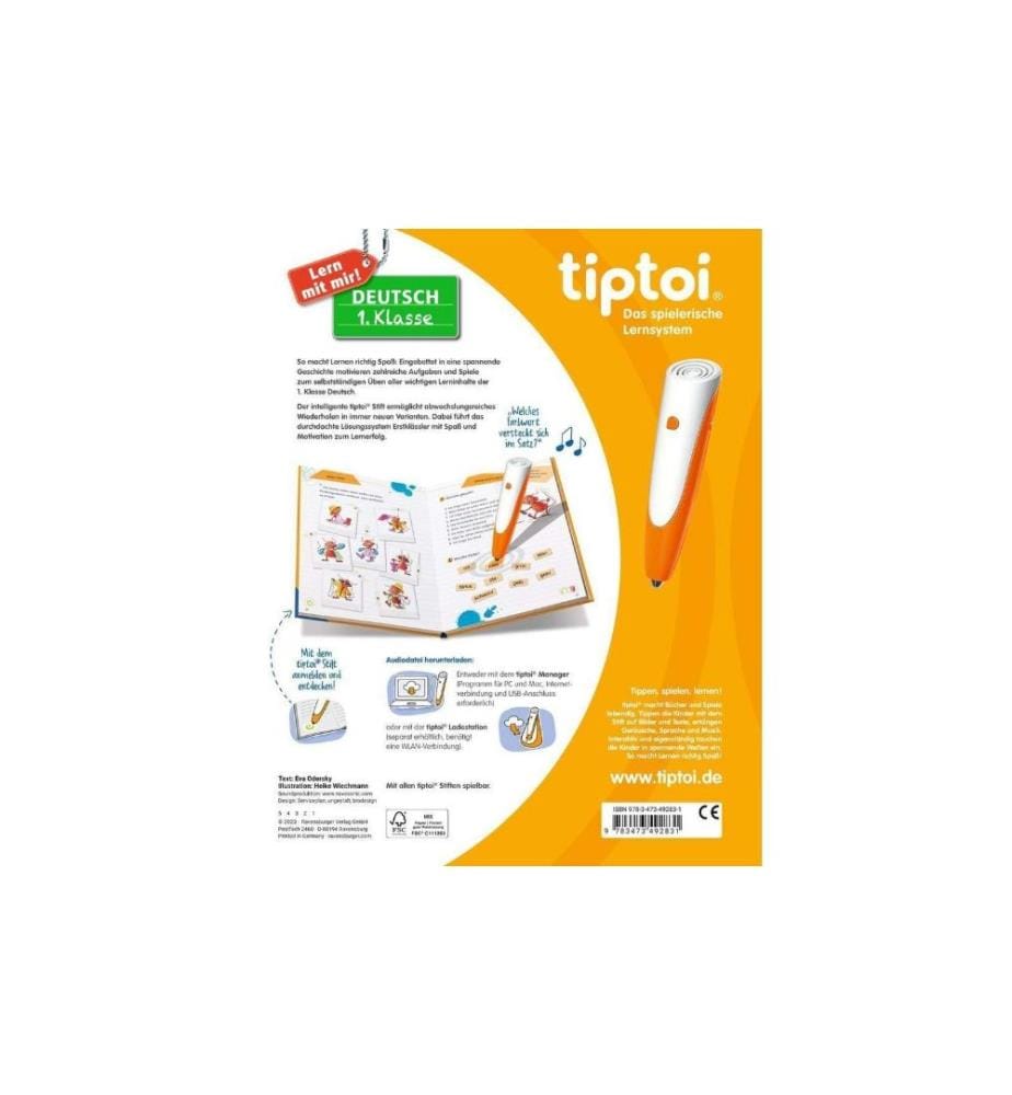 TIPTOI - Lernbuch Lern mit mir! Deutsch 1. Klasse