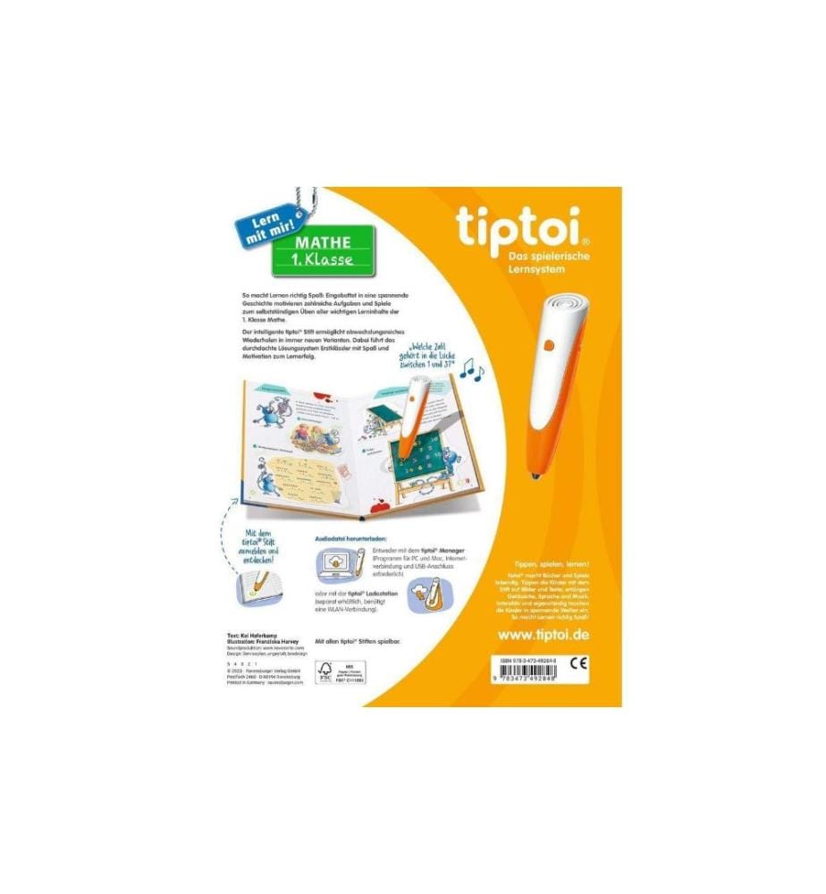TIPTOI - Lernbuch Lern mit mir! Mathe 1. Klasse