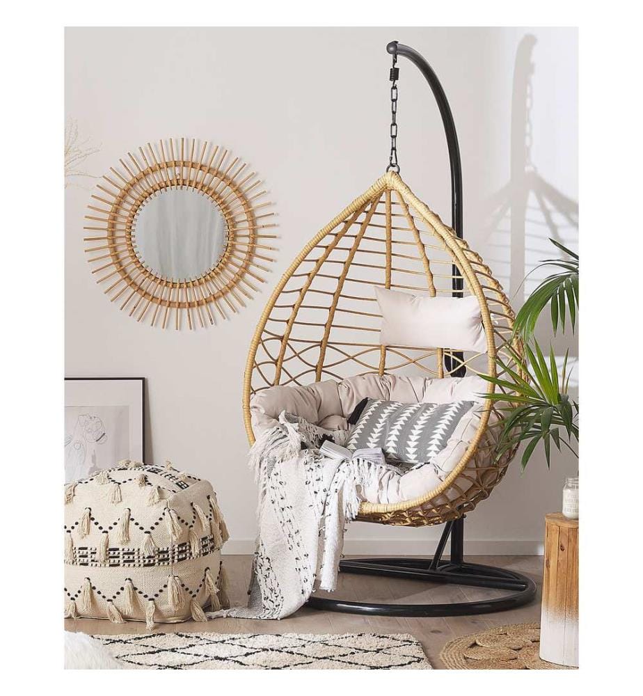 Fauteuil suspendu avec support ARSITA Naturel
