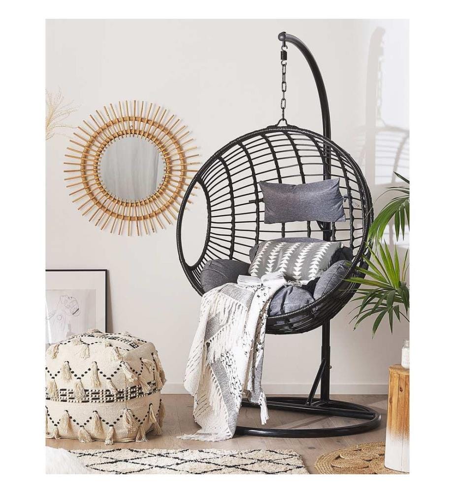 Fauteuil suspendu avec support ASPIO Noir
