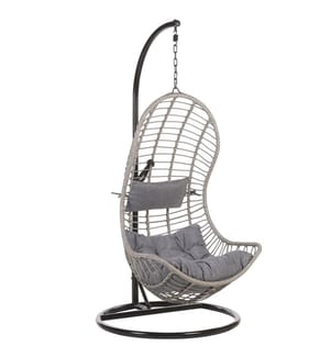 Fauteuil suspendu avec support PINETO Gris