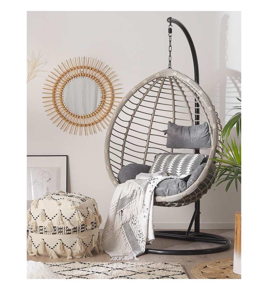 Fauteuil suspendu avec support TOLLO Gris