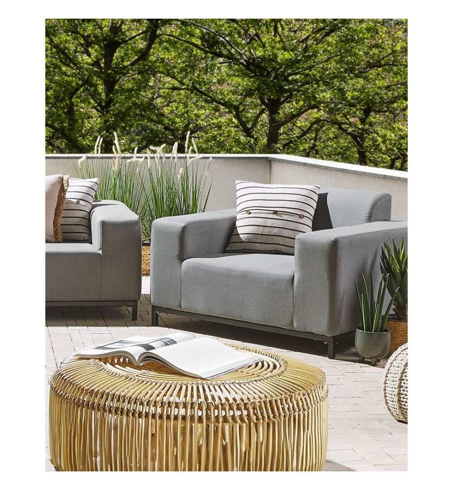 Fauteuil ROVIGO Tissu Gris