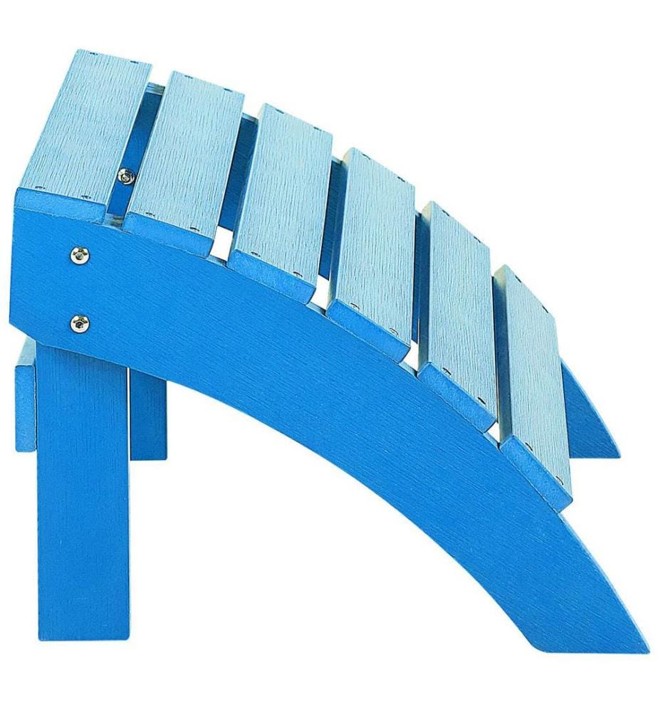 Pouf de jardin ADIRONDACK Bleu