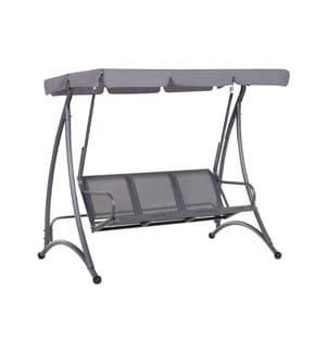 Balancelle de jardin BOGART Métal Gris