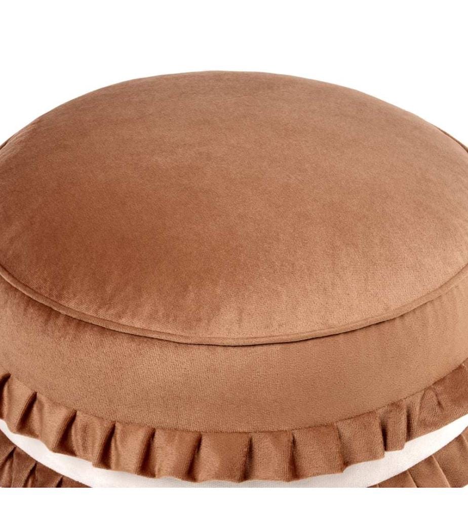 Pouf pour enfants MAROT Velours Marron