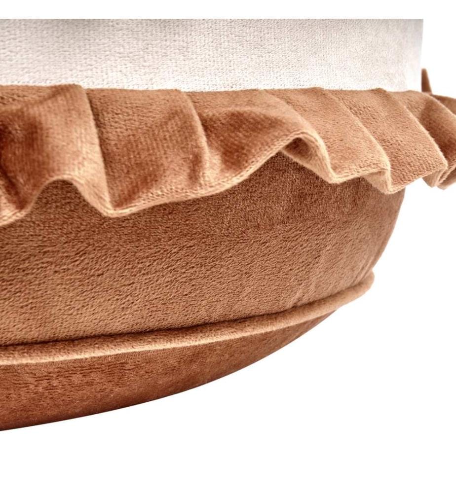 Pouf pour enfants MAROT Velours Marron