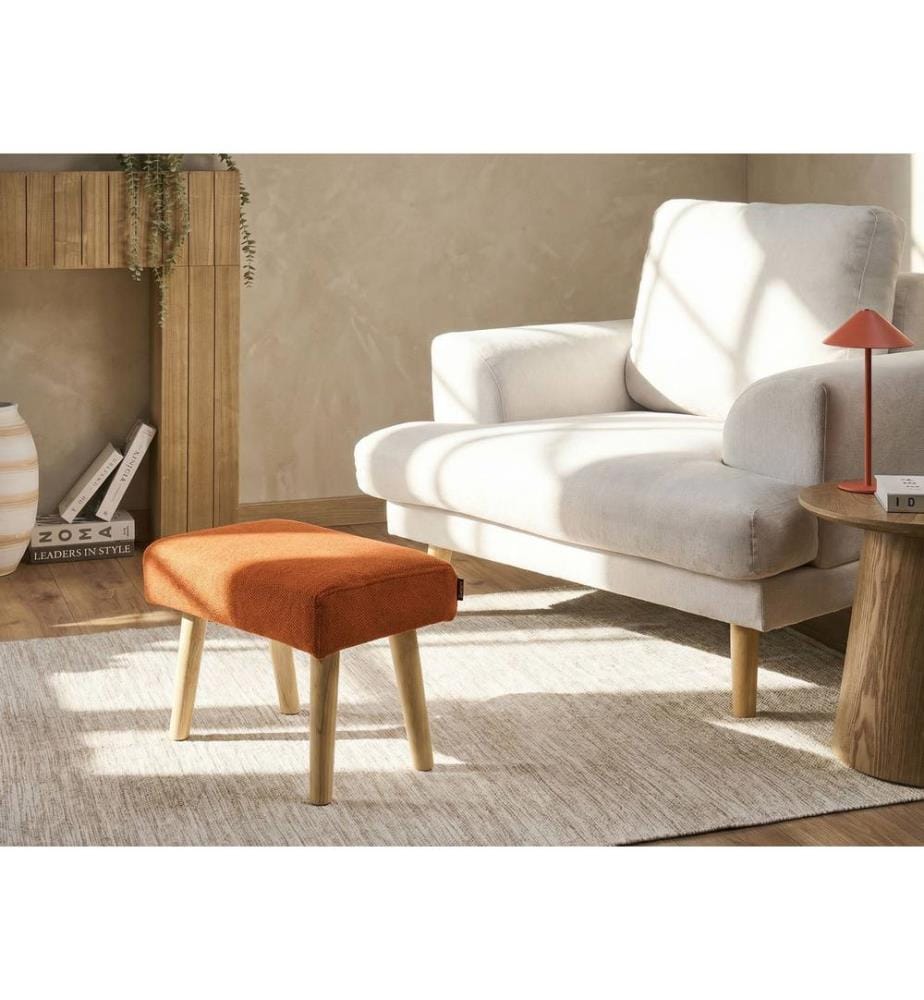 Repose-pied TAKOMA Tissu Orange