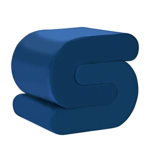 Pouf ARCADIA Velours Bleu marine