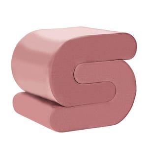 Pouf ARCADIA Velours Rose