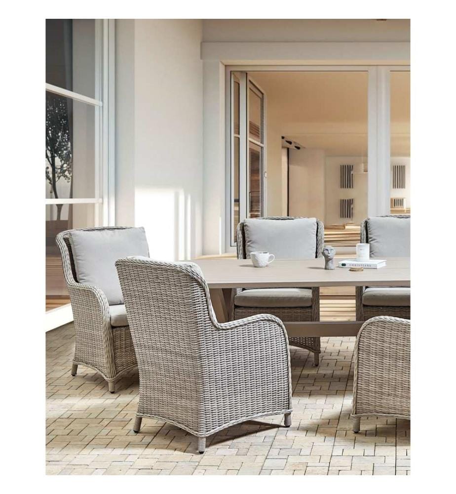 Ensemble de 2 fauteuils de jardin CASCAIS Beige