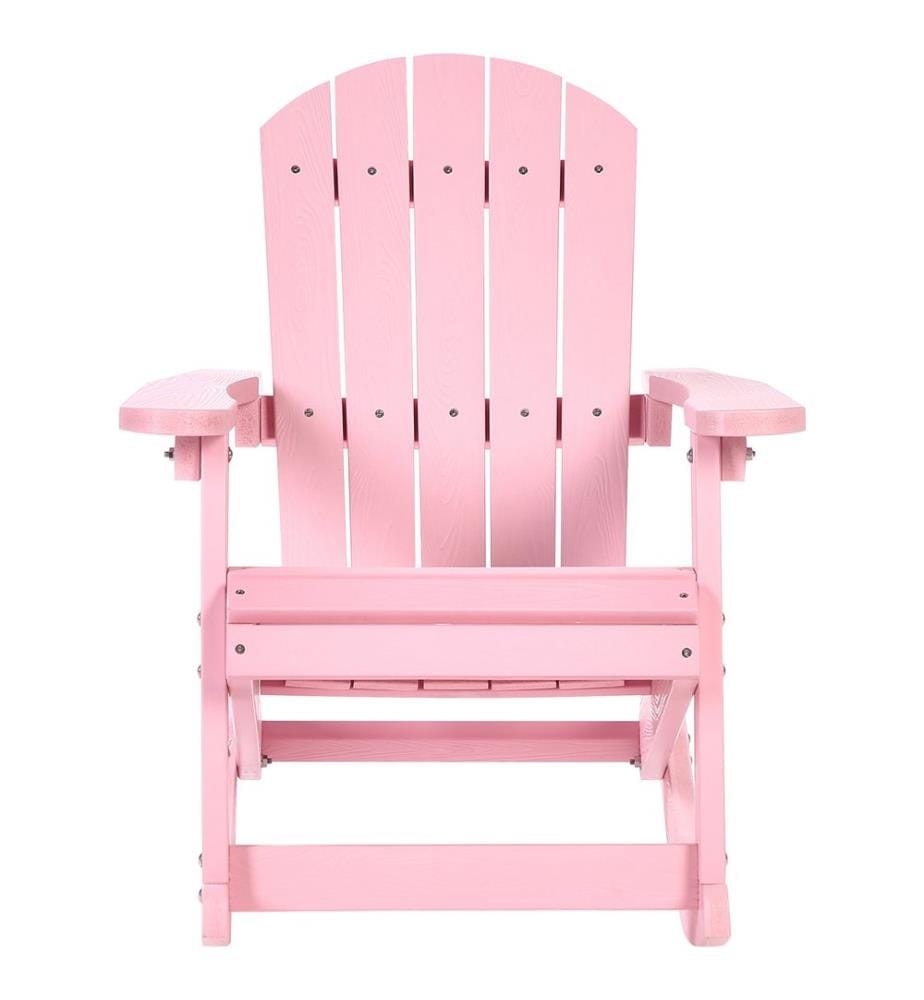 Fauteuil à bascule pour enfants ADIRONDACK Rose pastel
