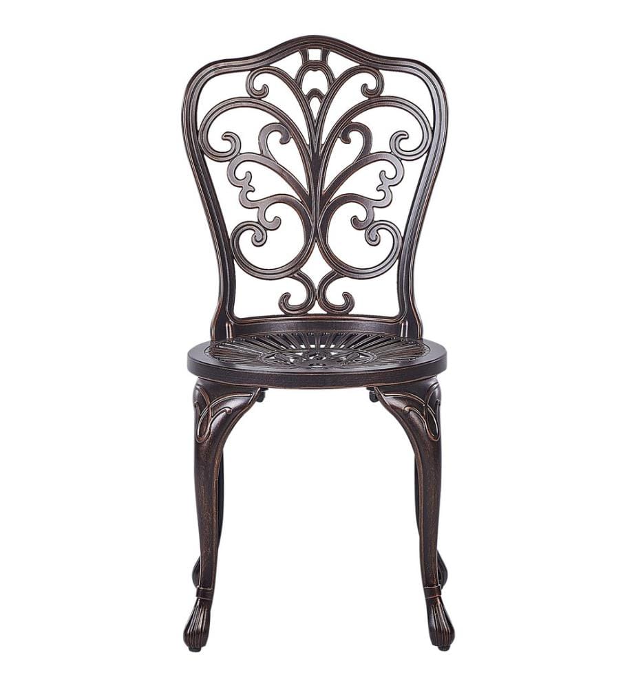Lot de 2 chaises de jardin TRIORA Métal Marron