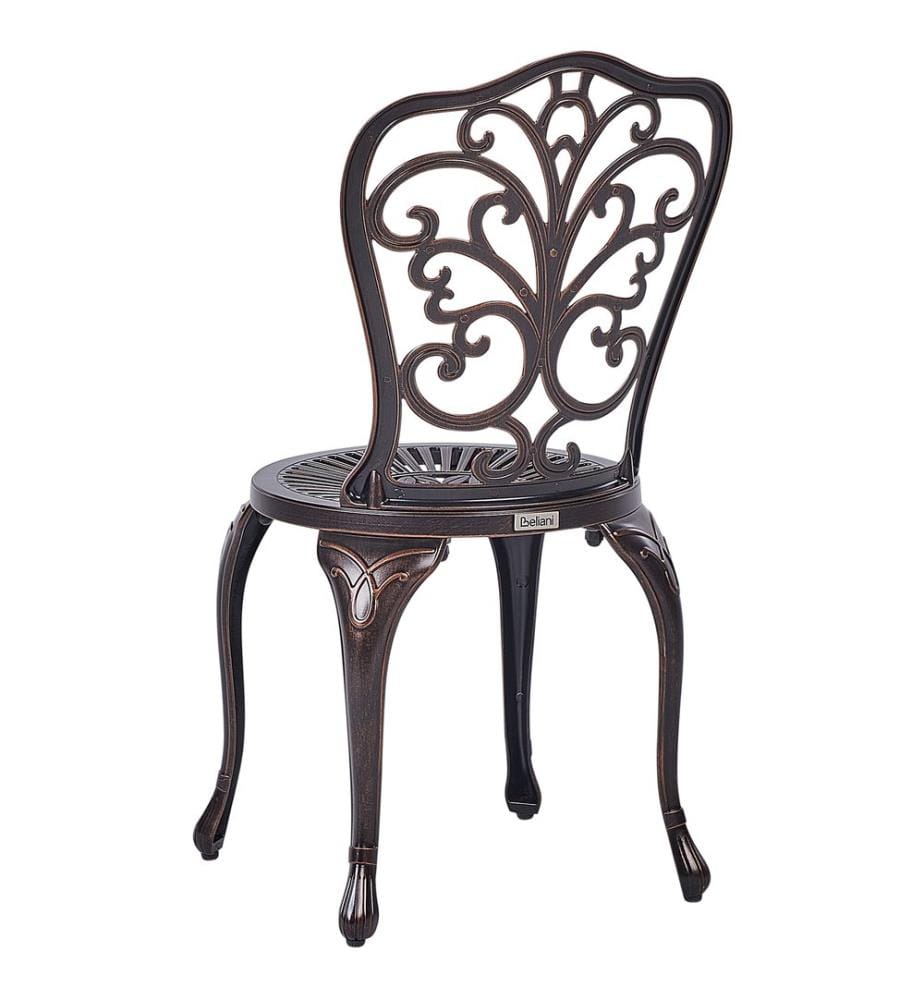 Lot de 2 chaises de jardin TRIORA Métal Marron