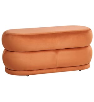 Bank ELLENDALE Samtstoff Orange
