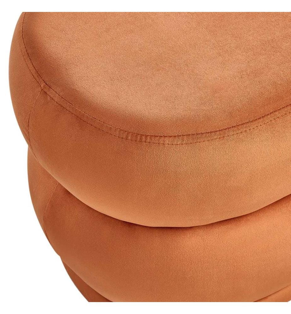 Banc ELLENDALE Velours Orange
